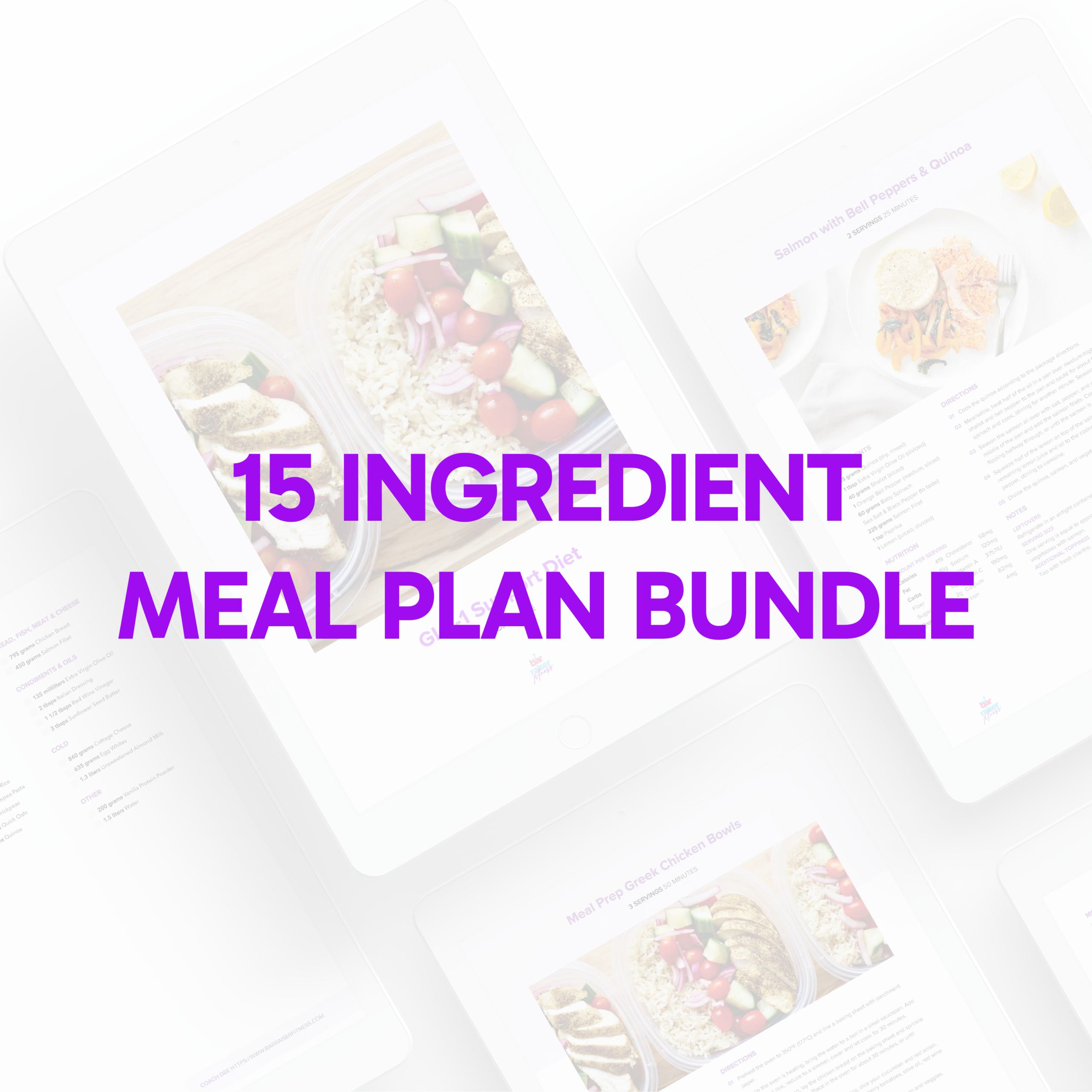 15ingredient 15-Ingredient Meal Plan Bundle