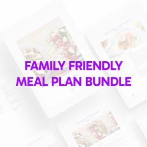 Family Friendly Meal Plan Bundle